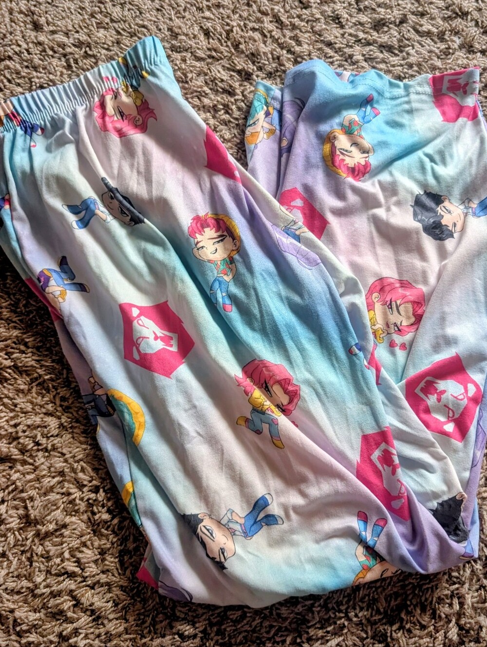 Netflix KPop Demons Hunters Pajama Pants Juniors XL